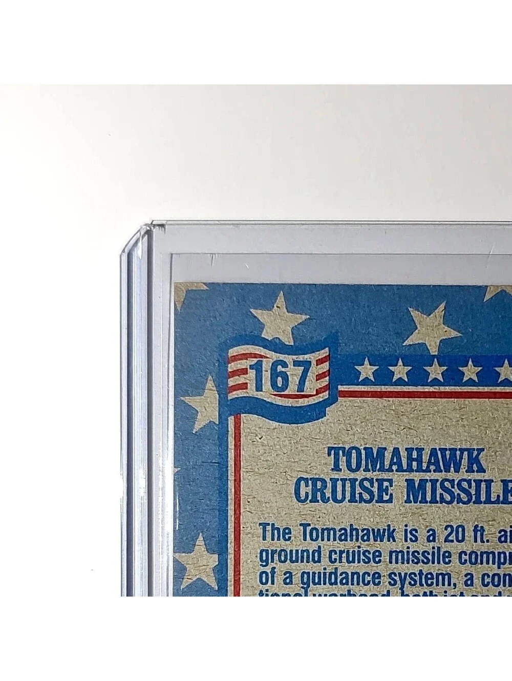 Tomahawk Cruise Missile 1991 Topps Desert Storm #167 Card - Picture 7 of 10